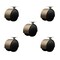 Service Caster 2-3/8'' Floor Safe Antique Hooded Twin Wheel Caster Top Plate, 5PK SCC-TP02S60D-NYU-WA-5 - alternate 1